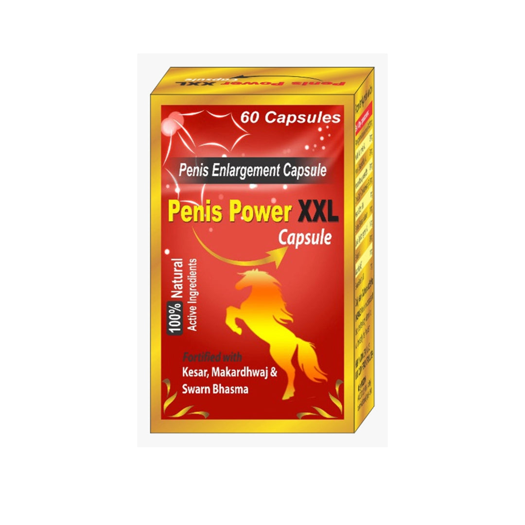 Penis Power XXL Herbal Capsule for Men, Pack of 60 Capsules