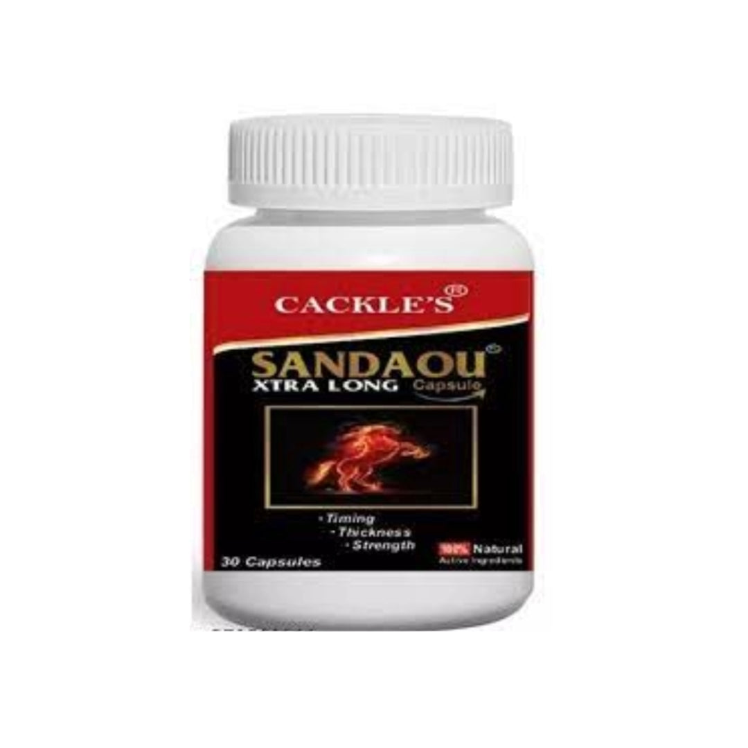 Sandaou Xtra Long Herbal Capsule for Men, Pack of 30 Capsules