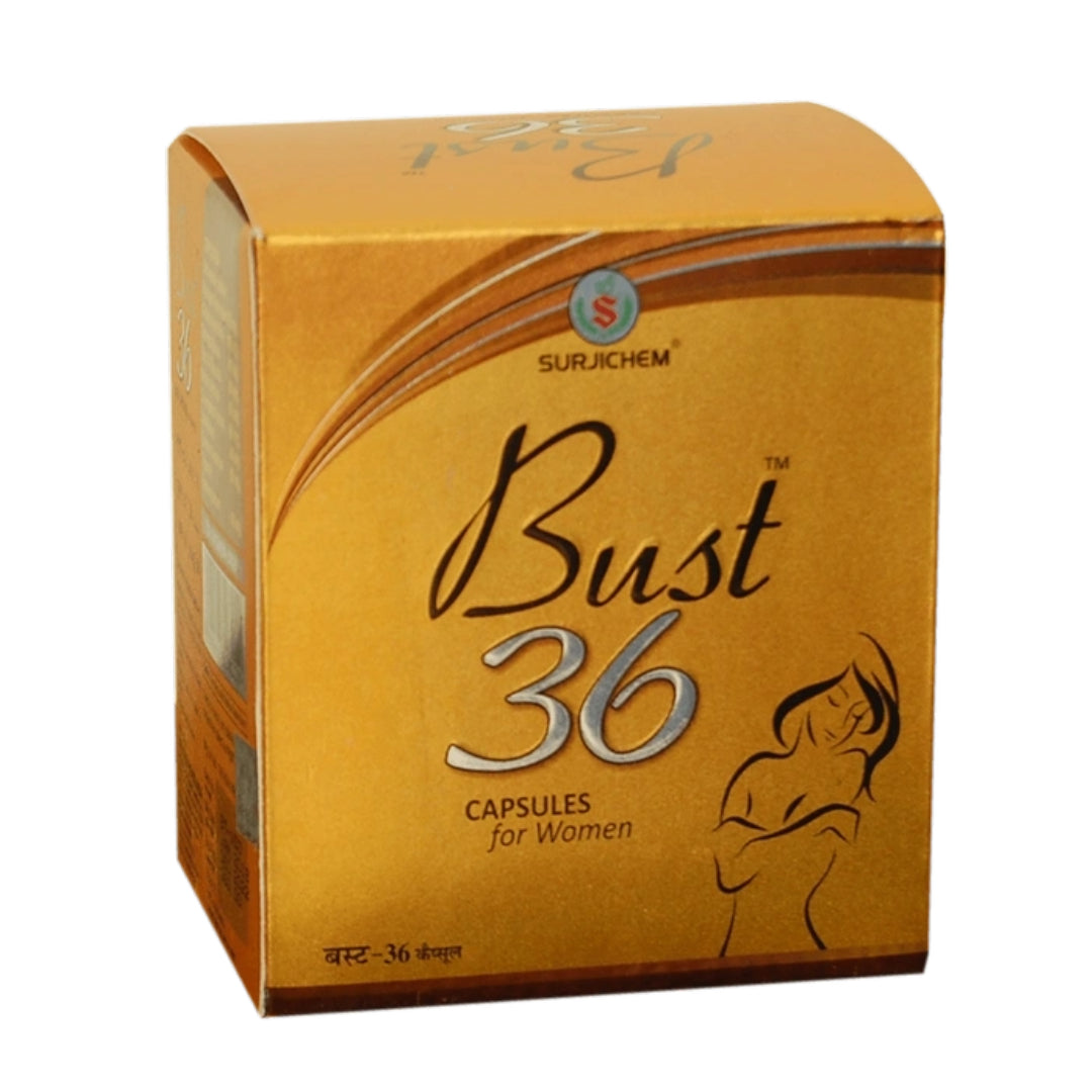 Bust 36 Breast Enlargement Herbal Capsule for Women, Pack of 60 Capsules