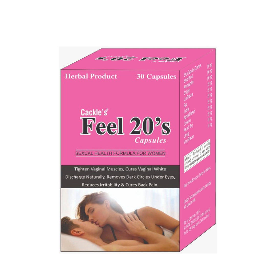 Feel 20s Herbal Capsule for Women, Pack of 30 Capsules