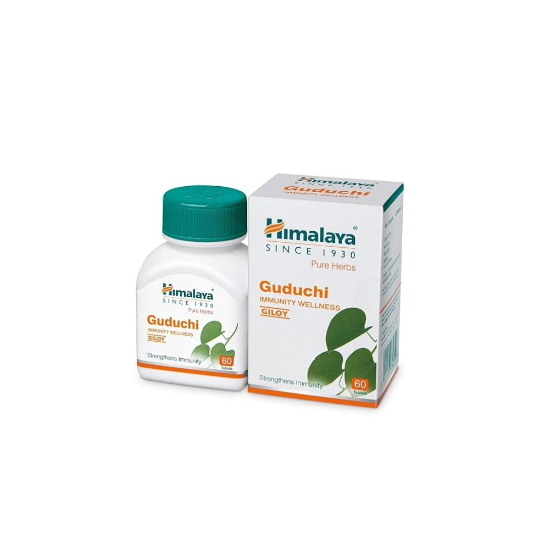 Himalaya Pure Herbs Guduchi Strengthens Immunity Wellness, Giloy, 60 Tablets