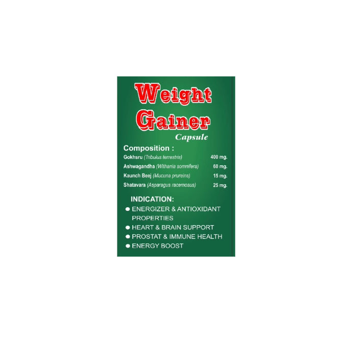 Weight Gainer Herbal Capsule, Pack of 90 Capsules